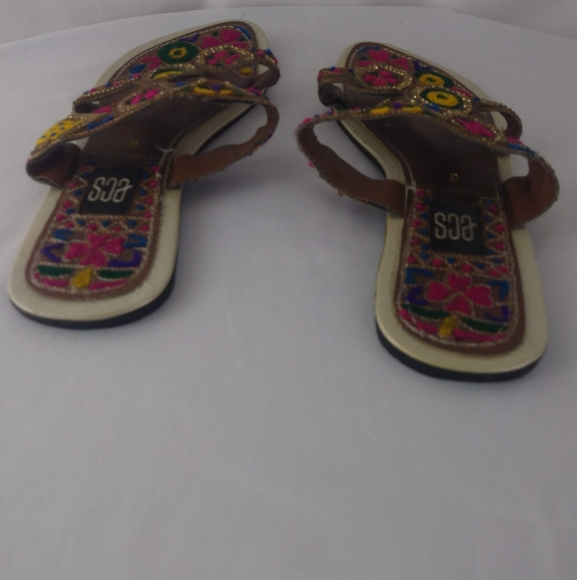 ECS Pink/multi Print Sandal - Picture 7 of 9